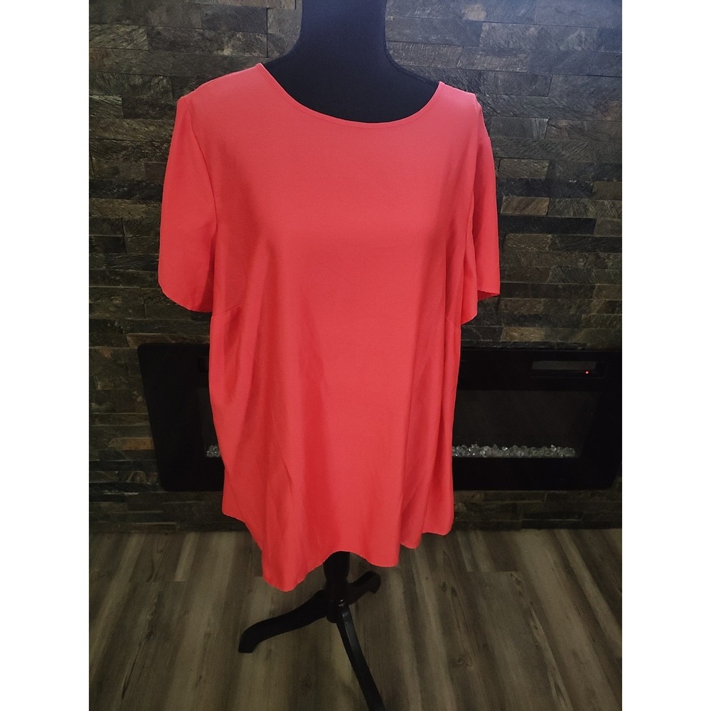 Apt 9 Tangerine Orange Blouse Size 1X